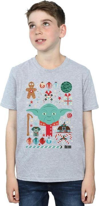 Image du produit Star Wars - T-shirt YODA CHRISTMAS - Garçon (116)