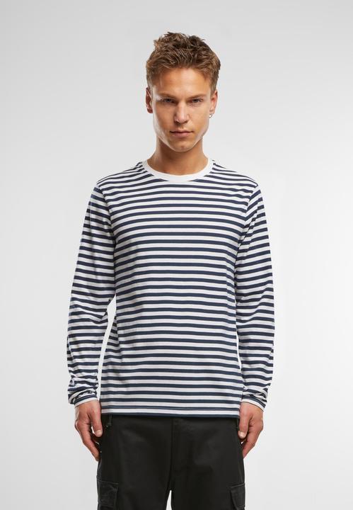 Produktbild Brandit Jerseyshirt Stripe longsleeve - 194235 (L)