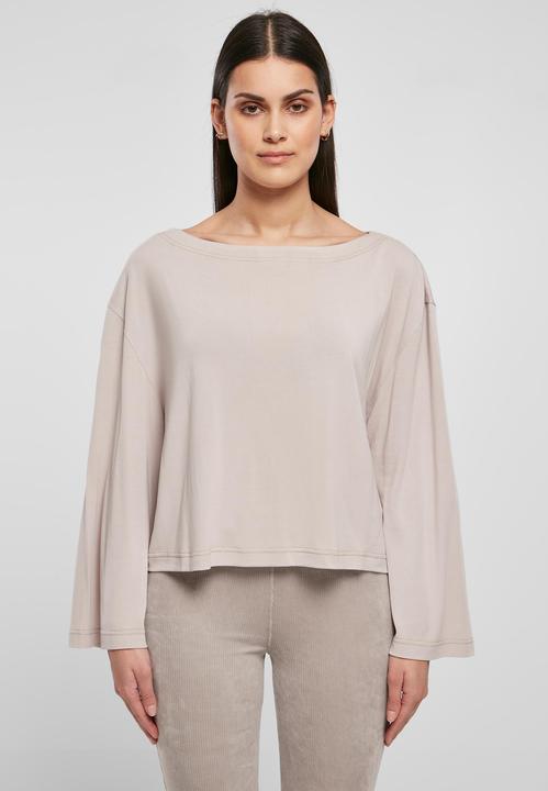 Produktbild Urban Classics Ladies Short Modal Bateau Necklinie Longsleeve (5XL)
