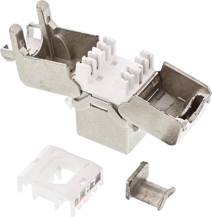 Actual product image InLine Keystone RJ45 socket with LSA insert