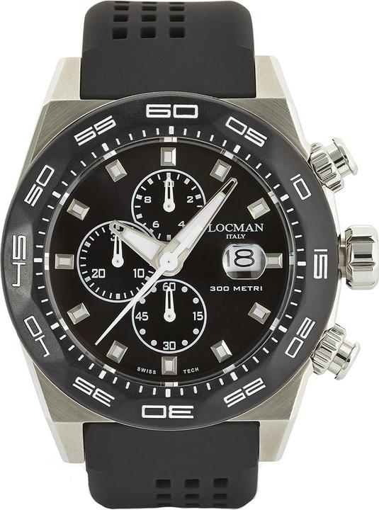 Immagine prodotto Locman Orologio da uomo Stealth Cronografo Nero Ref. 0217 (Cronografo, 46 mm)