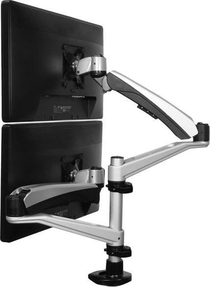 Immagine prodotto StarTech Supporto Per Doppio Monitor - Impilabile (Tavolo, 30")