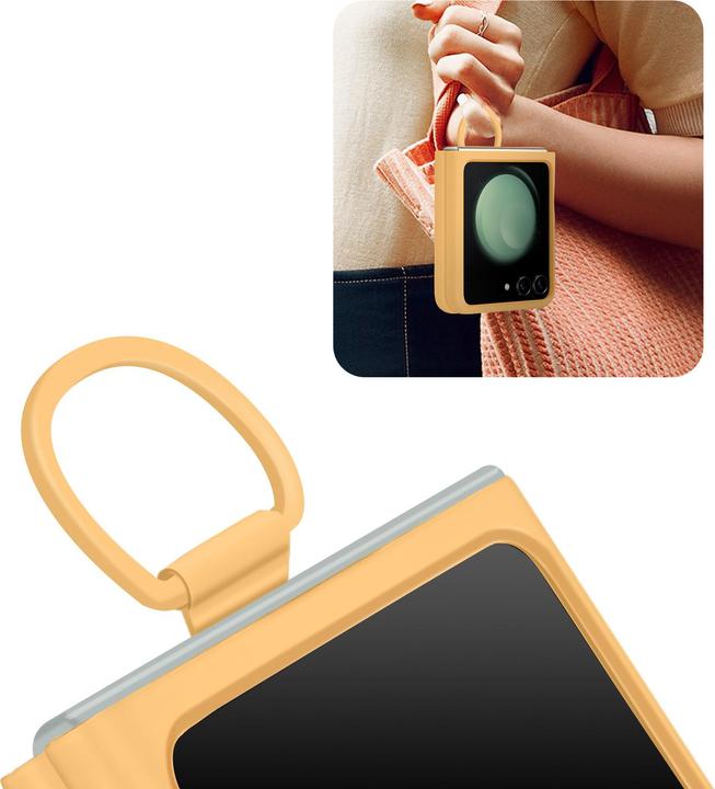 Image du produit Samsung Etui en silicone avec anneau (Samsung Galaxy Z Flip5)