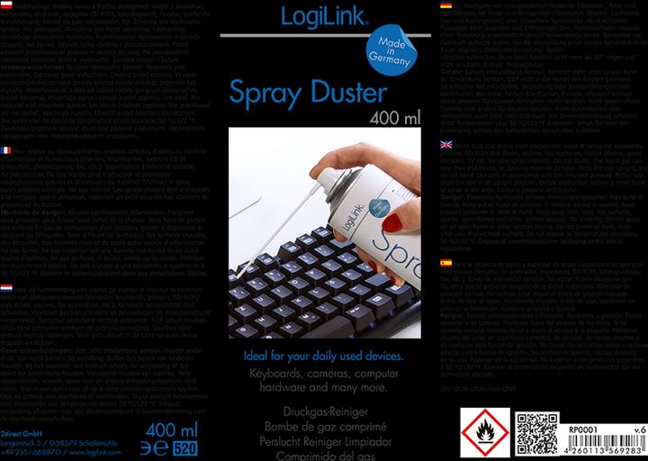 Actual product image LogiLink pressurized gas cleaner