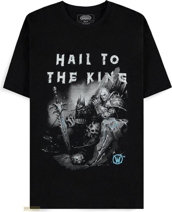 Immagine prodotto Difuzed World Of Warcraft - Maglietta a maniche corte da uomo Hail To The King - L (L)