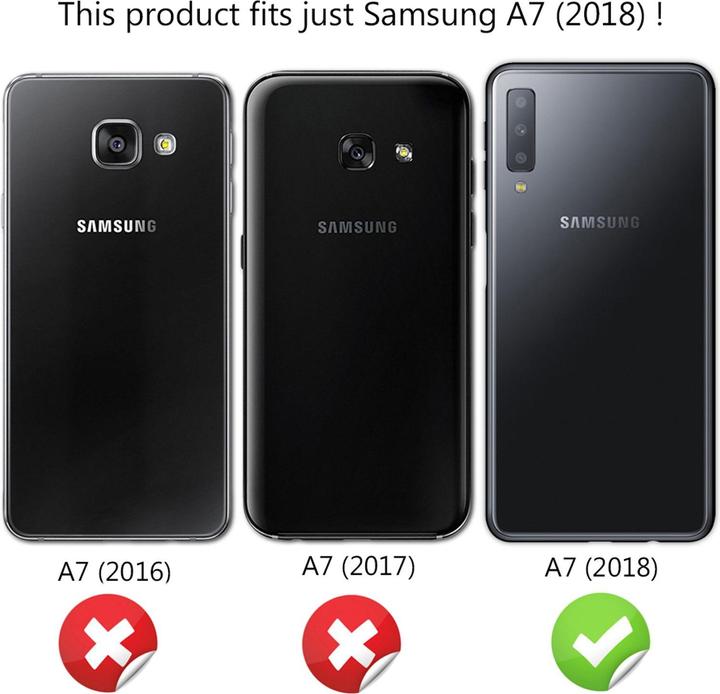 Produktbild Nalia Glitter Handyhülle (Samsung Galaxy A7 (2018))