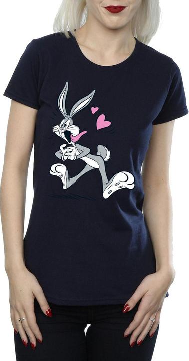 Actual product image Looney Tunes Womens/Ladies Bugs Bunny In Love Cotton T-Shirt (S)