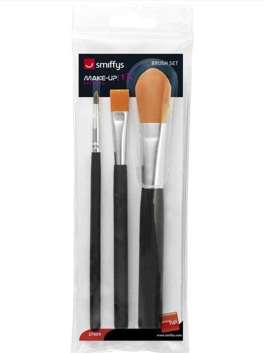 Produktbild Smiffys 3er Set Schminkpinsel