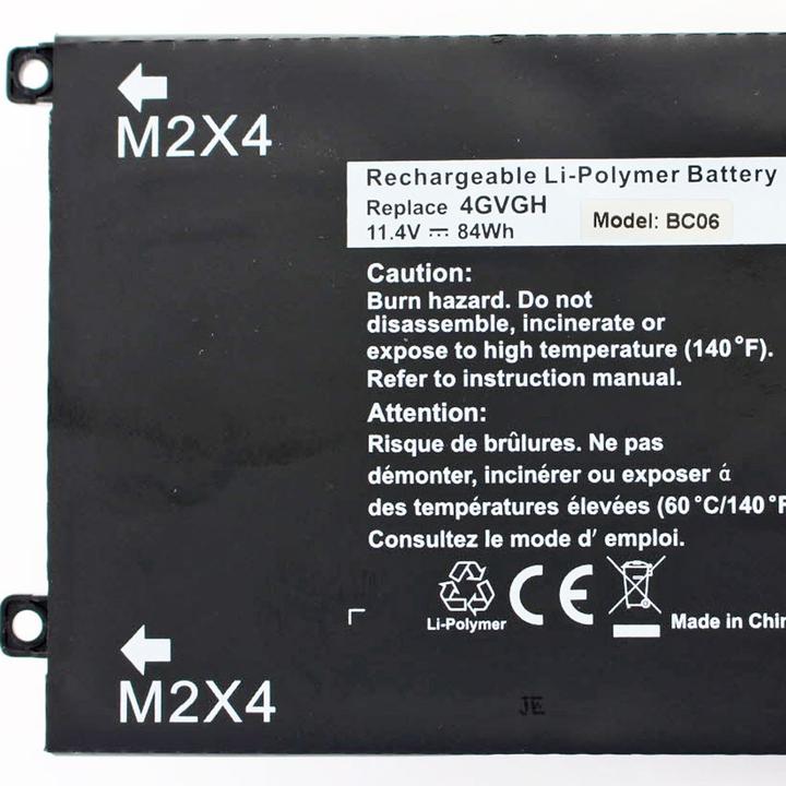 Image du produit AccuCell Batterie Dell Precision 5510, Precision M5510, XPS 15 9550 (7370 mAh)