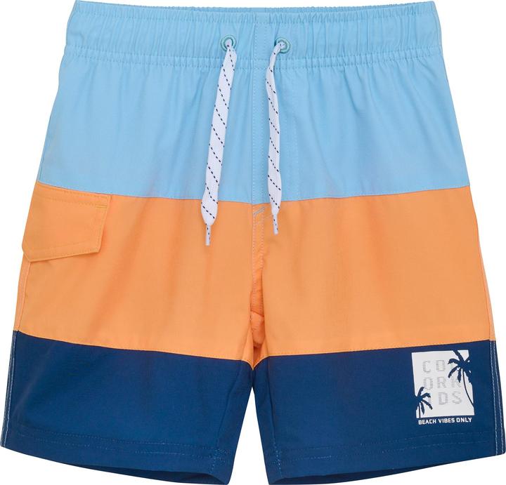 Color Kids Badeshorts Colorblock Tangerine (128)