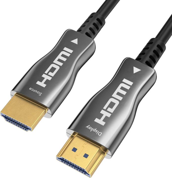 Unitek CLAROC AOC HDMI 2.0 4K 15m Fibre Optic Cable (15 m, HDMI)