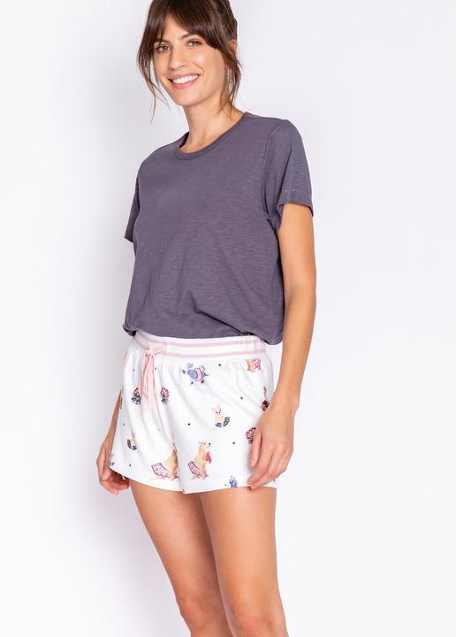 Actual product image Pj Salvage Shorts white/small patterned (40)