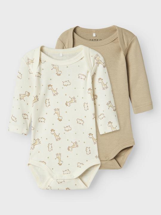 Produktbild Name it Nbnbody 3p Ls Jet Stream Giraffe Noos (50)