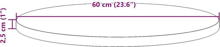 Actual product image VidaXL Kresten (Ø 60 x 2.5 cm)