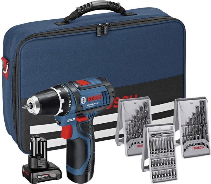 Actual product image Bosch Professional GSR 10.8-2-LI Set (Rechargeable battery operated)