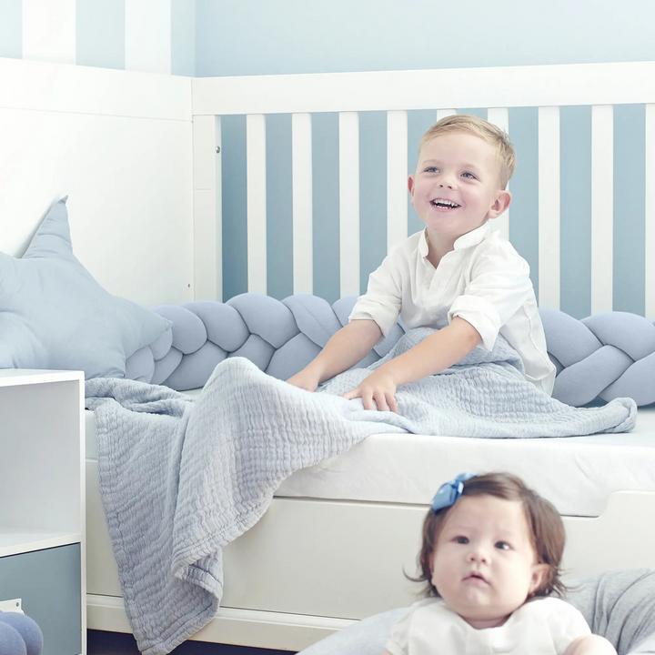 Immagine prodotto nordic coast company Serpente da letto intrecciato blu chiaro OE