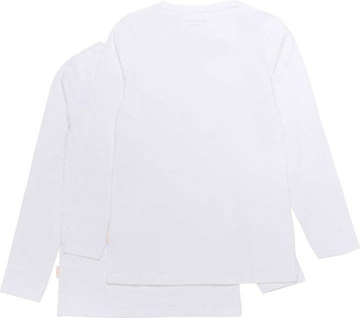 Actual product image Minymo Kid's Basic 35 T-shirt L/S (2-pack) (128)