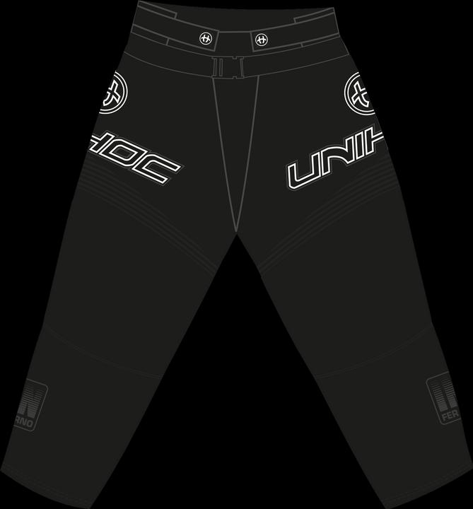 Unihoc Goaliehose INFERNO all black