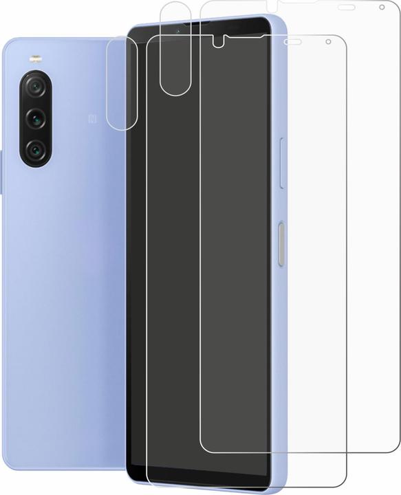Productafbeelding ScreenLeaf Beschermfolie duurzame screenprotector screenprotector folie helder transparant (2 Stuk, Sony Xperia 10 V)