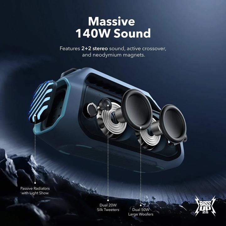 Produktbild soundcore Boom 2 Plus (20 h, Batteriebetrieb)