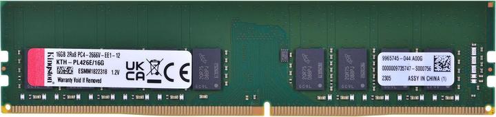 Produktbild Kingston KTH-PL426E/16G (1 x 16GB, 2666 MHz, DDR4-RAM, U-DIMM)