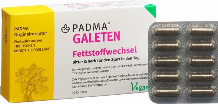Produktbild Padma Galeten (60 Stück, Kapseln, 54 g)