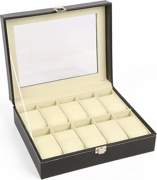 Actual product image Jamb Watch Box 10 Watches Beige
