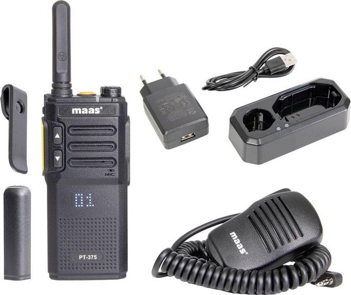 Produktbild Maas Elektronik Team-Set PT-375 KEP-360-K 150114 PMR-Handfunkgerät 10er Set