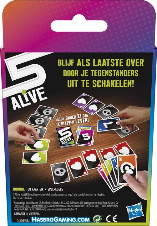 Immagine prodotto Hasbro Gaming Gioco di carte 5 Alive (Olandese)
