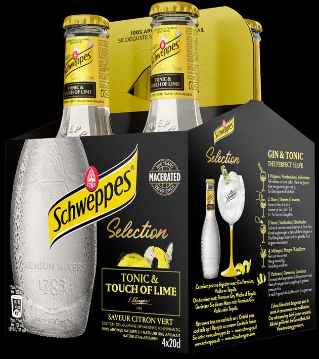 Produktbild Schweppes Selection Tonic Lime (24 x 25 cl)