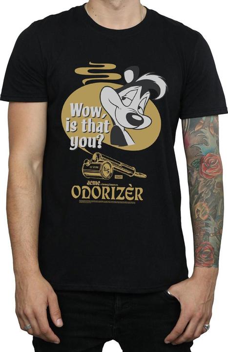 Immagine prodotto Looney Tunes Maglietta da uomo in cotone Odorizer Pepe Le Pew (L)