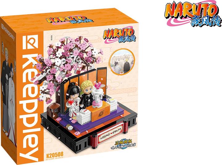 Actual product image Qman Diorama wedding of Naruto and Hinata