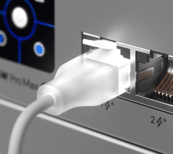 Actual product image Ubiquiti Nano-thin patch cable with (CAT6, 1 m)