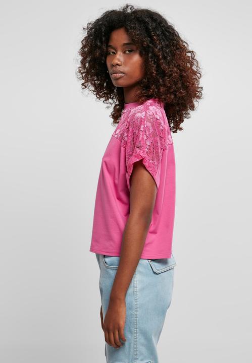 Image du produit Urban Classics Ladies Short Oversized Lace Tee - 12492 (XL)