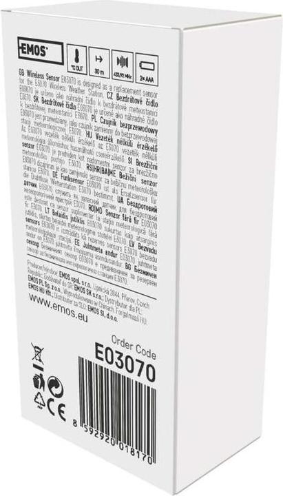 Produktbild Emos Drahtloser Sensor für Wetterstation E3070