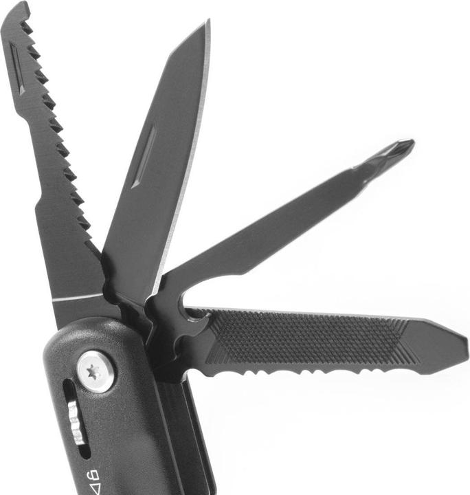 Immagine prodotto Stahlwerk Multitool 12 strumenti Coltello tascabile Strumento multifunzione Torcia elettrica (12 Funzioni)