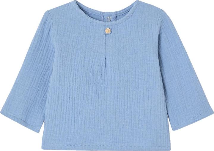 Image du produit Vertbaudet Bio-Kollektion: Baby Hemdbluse aus Musselin (74)