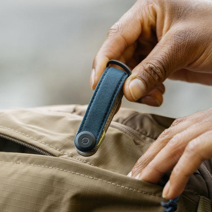 Produktbild Orbitkey Waxed Canvas Key Organiser - Navy Blue