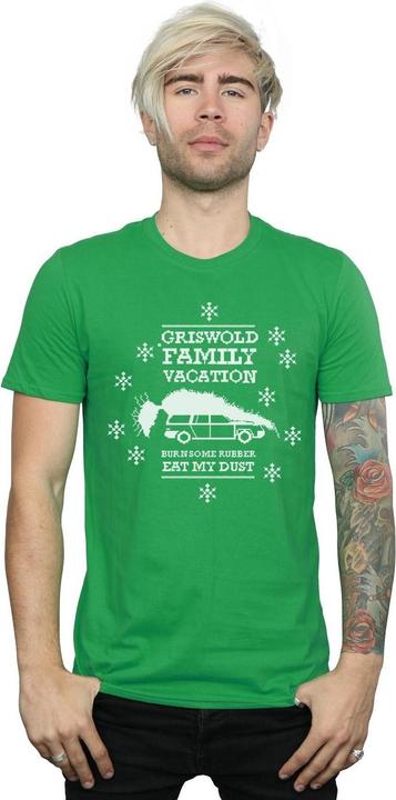 Image du produit National Lampoon´s Vacation National Lampoon's Christmas Vacation - T-shirt EAT MY DUST - Homme (XXL)