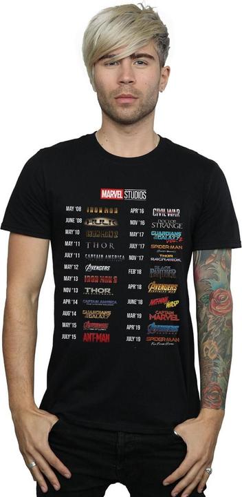 Produktbild Marvel 10 Years Of Movies TShirt (L)