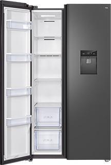 Actual product image TCL RP631SSE0 side-by-side refrigerator Free Installation 631 L E Silver (631 l)