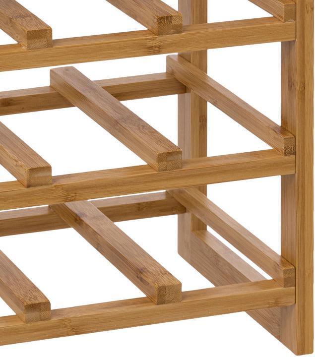 Actual product image 5Five Wine rack for 12 bottles - Bamboo