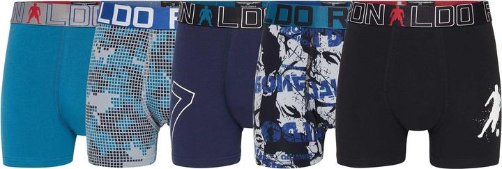 CR7 Boys Trunk Cotton Stretch 5-Pack