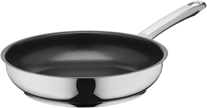 Produktbild WMF Antihaft Pfanne Bratpfanne 28cm Calabria Edelstahl beschichtet Induktion (24 cm, Bratpfanne, Edelstahl)