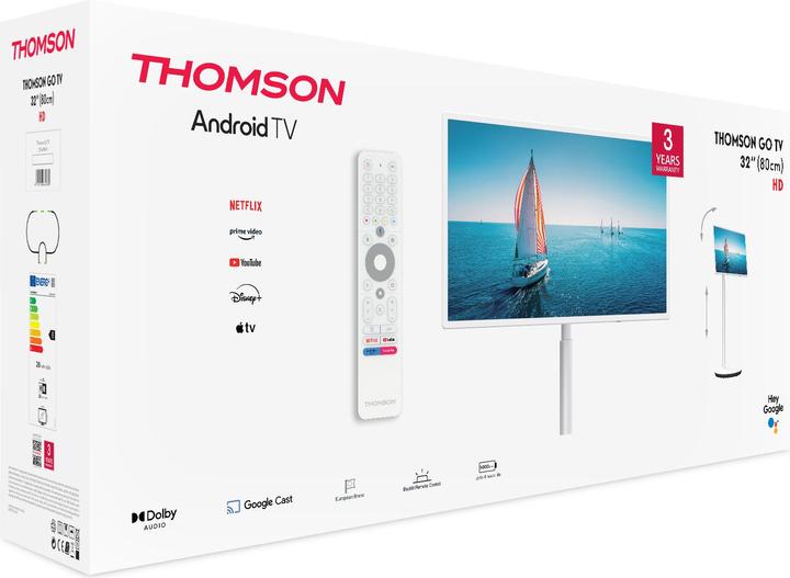 Actual product image Thomson 32HA4M44 Smart TV 32 Pollici HD (32", HD 768p)