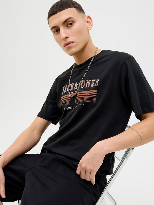 Actual product image Jack & Jones Gedruckt Rundhalsausschnitt T-shirt T-shirt (M)