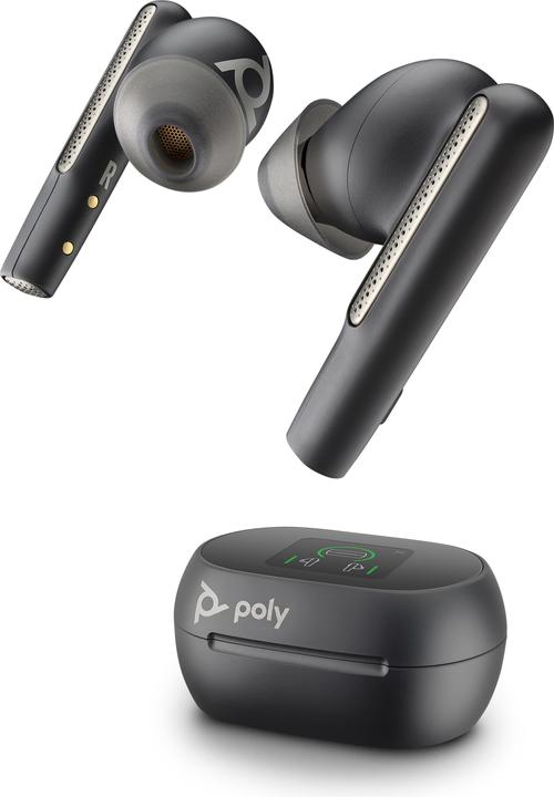 Poly Voyager Free 60+ UC Carbon Black Earbuds (Kabellos, USB-C)