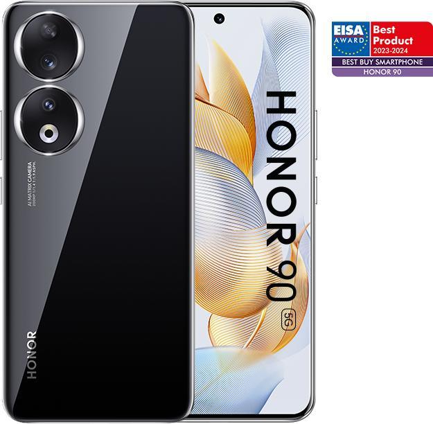 Productafbeelding Honor 90 (512 GB, Middernachtelijk zwart, 6.70", Hybride dubbele SIM + eSIM, 200 Mpx, 5G)