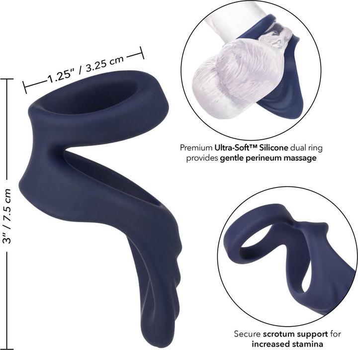 Produktbild CalExotics Viceroy™ Perineum Dual Ring (3.25 cm)