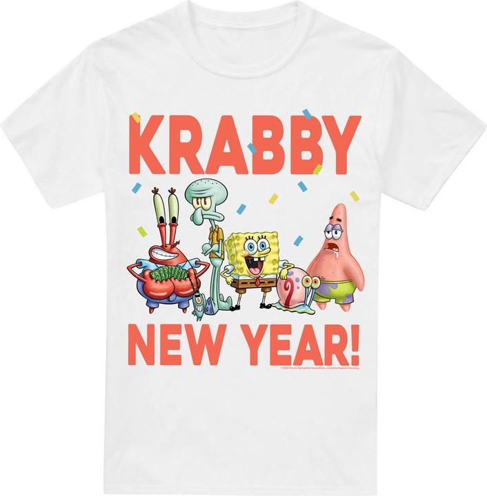 Produktbild Spongebob Squarepants Krabby New Year TShirt (4XL)